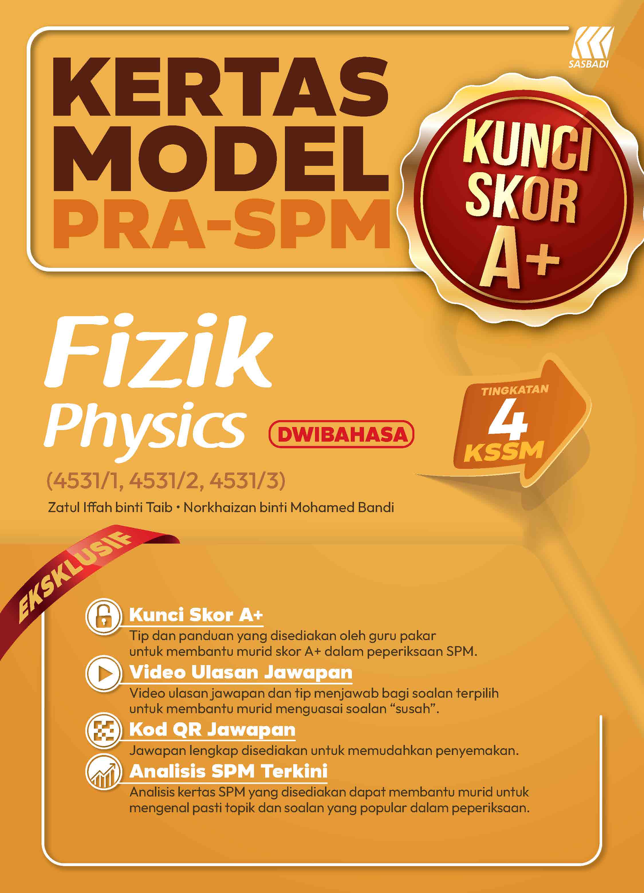 Kertas Model Kunci Skor A+ Pra SPM Fizik Cover