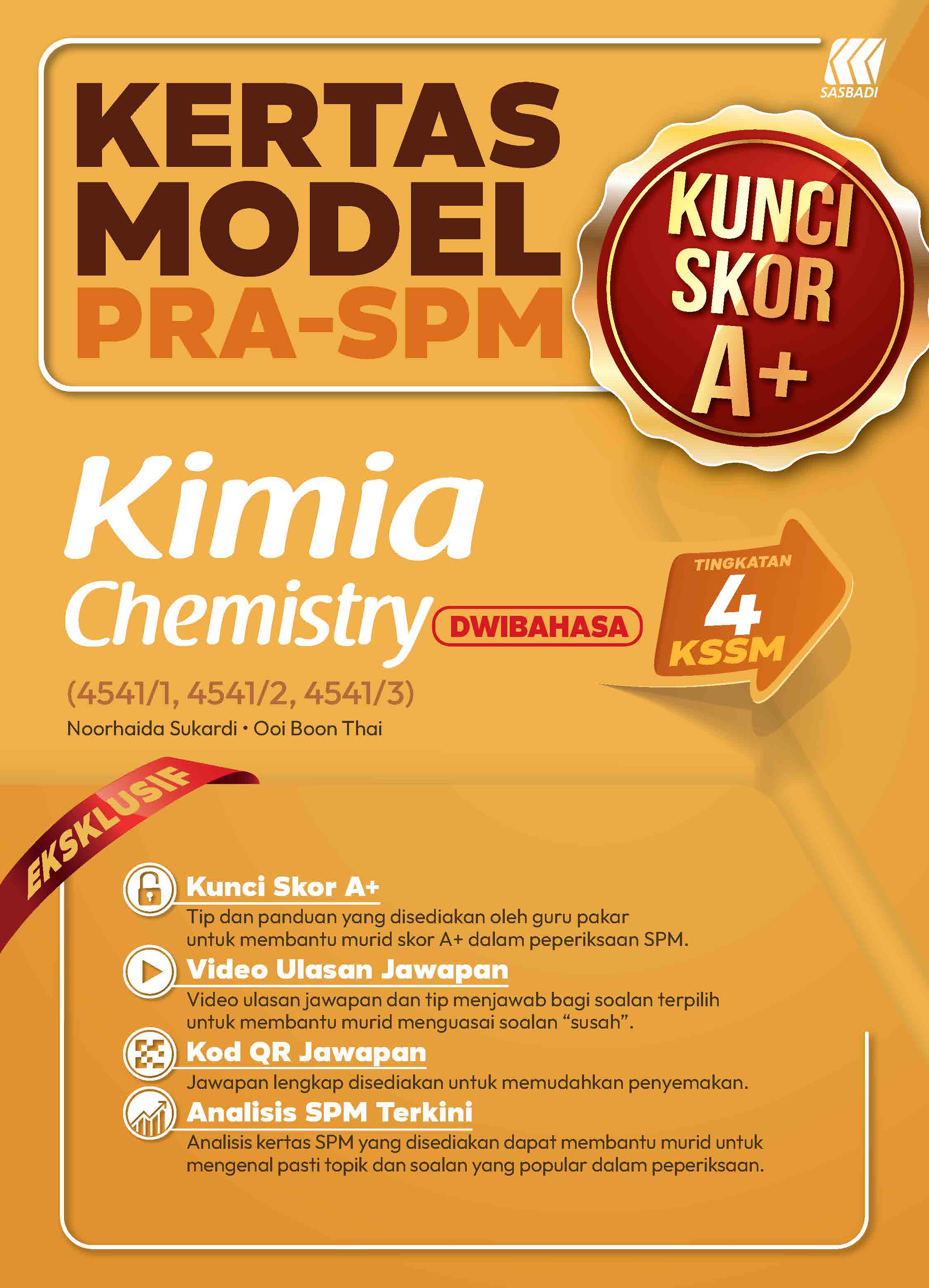 Kertas Model Kunci Skor A+ Pra SPM Kimia Cover