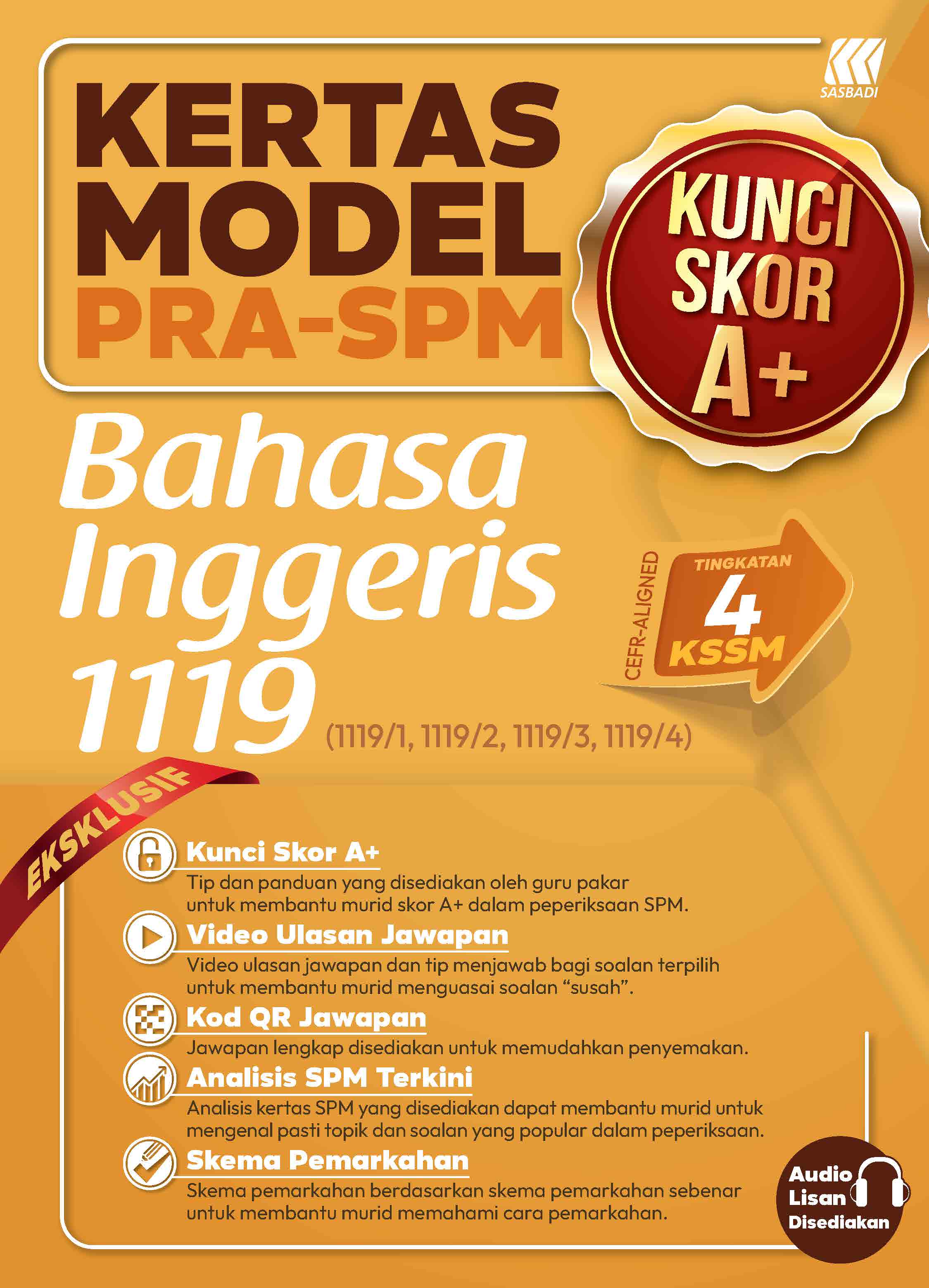 Kertas Model Kunci Skor A+ Pra SPM English Cover