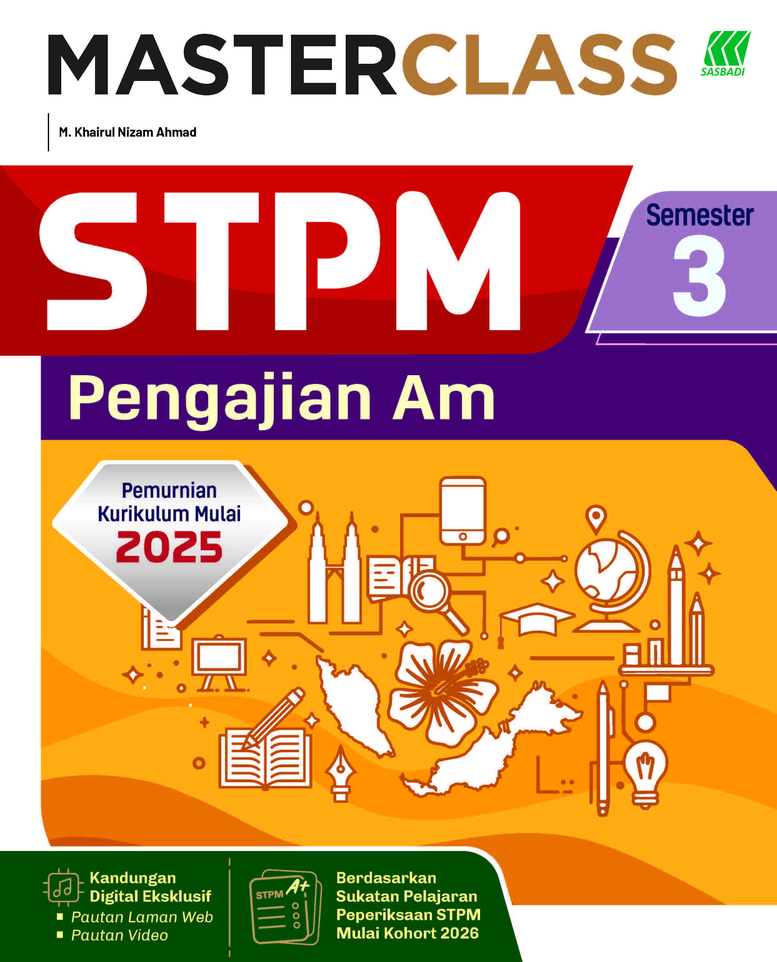 Masterclass STPM Pengajian Am Semester 3 Cover