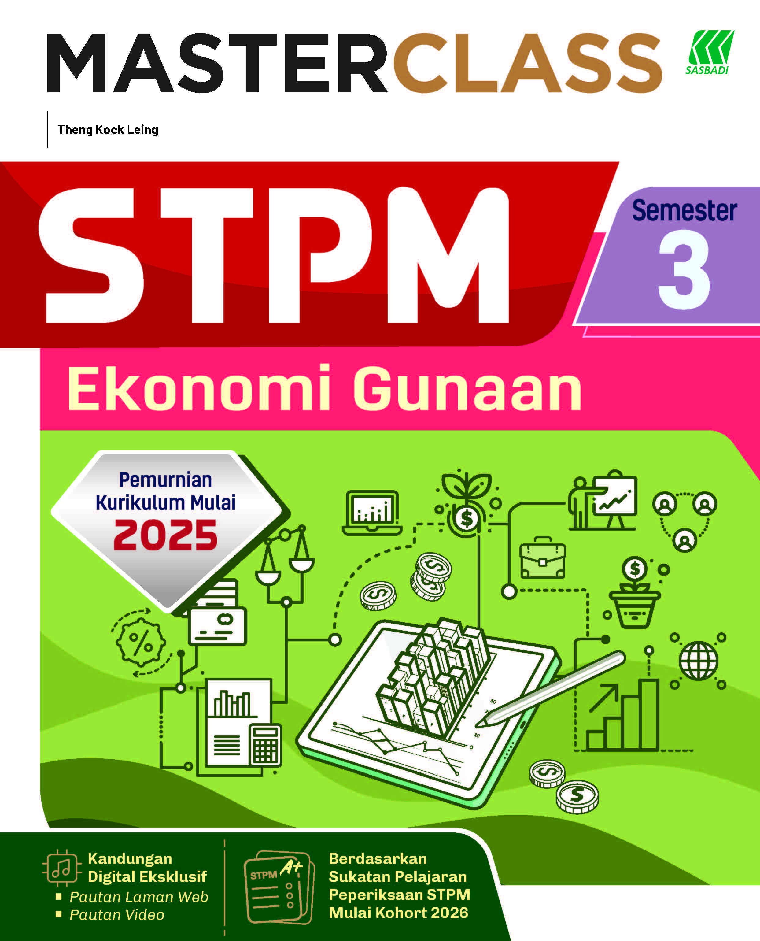 Masterclass STPM Ekonomi Gunaan Semester 3 Cover