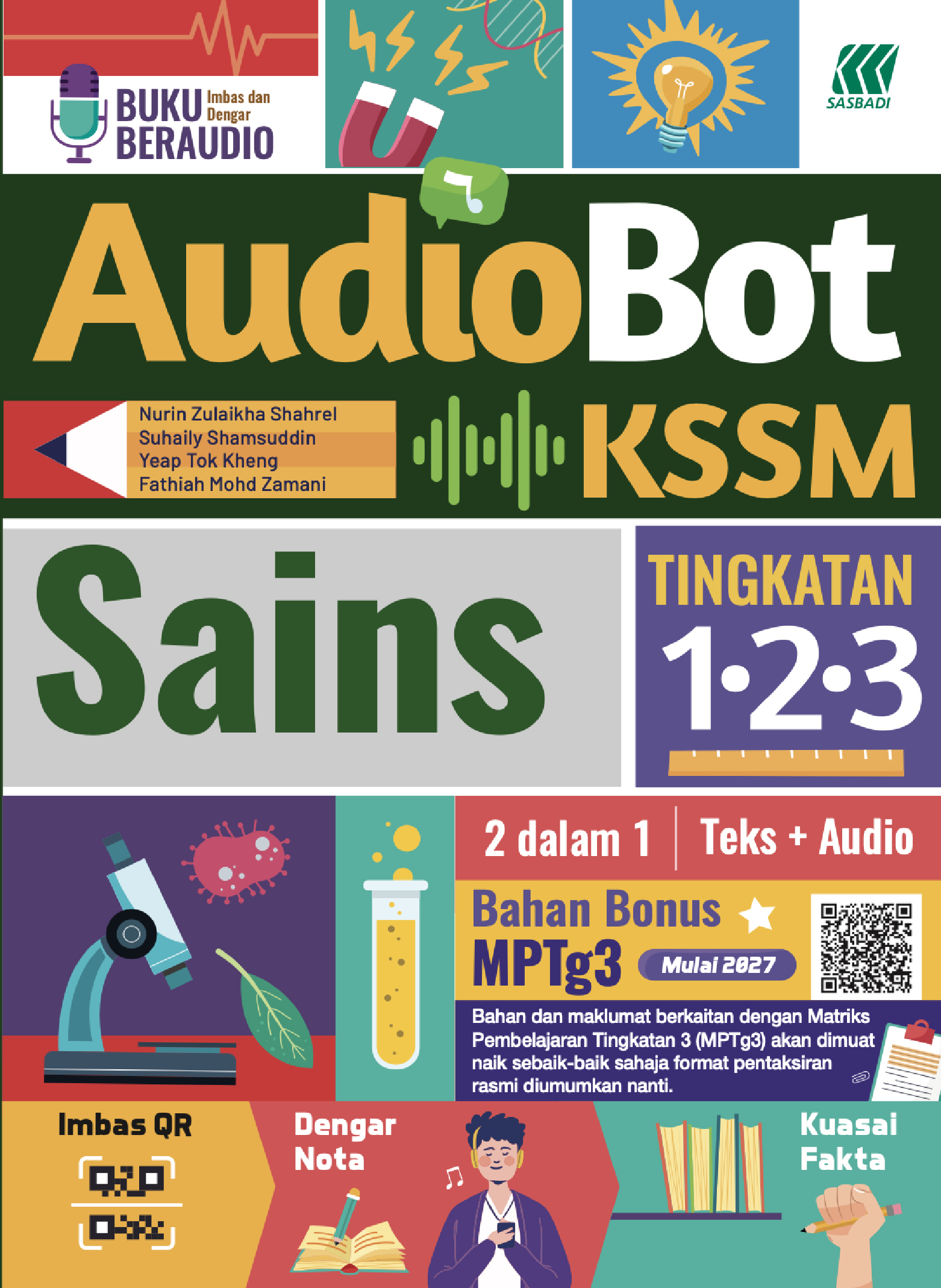 AudioBOT UASA KSSM Sains Ting. 1,2,3 Cover