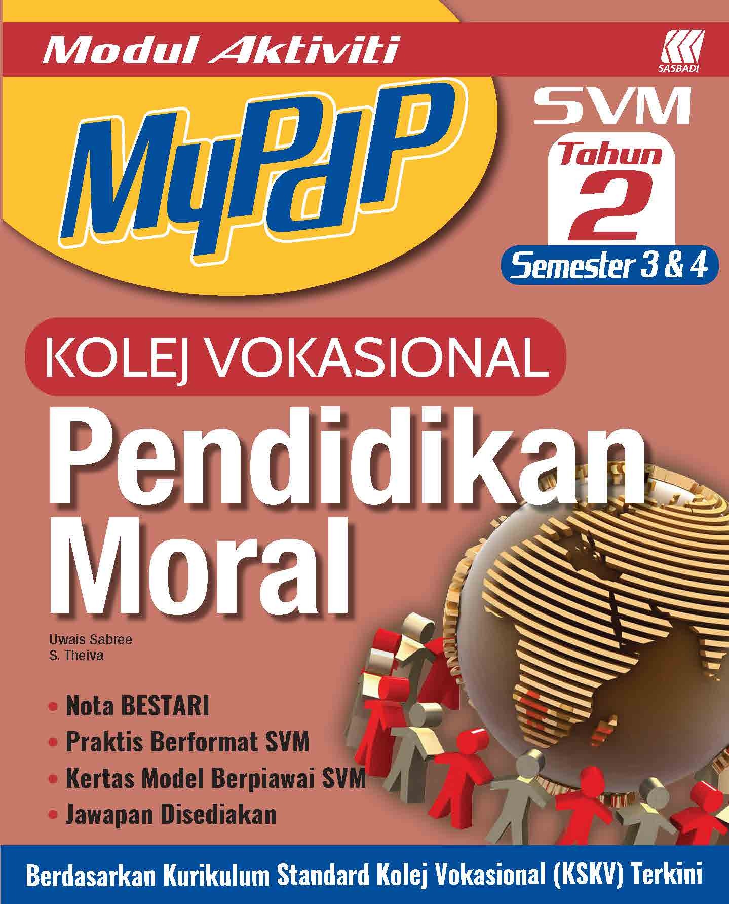 Modul Aktiviti MyPdP Kolej Vokasional P. Moral Tahun 2 Sem 3&4 Cover