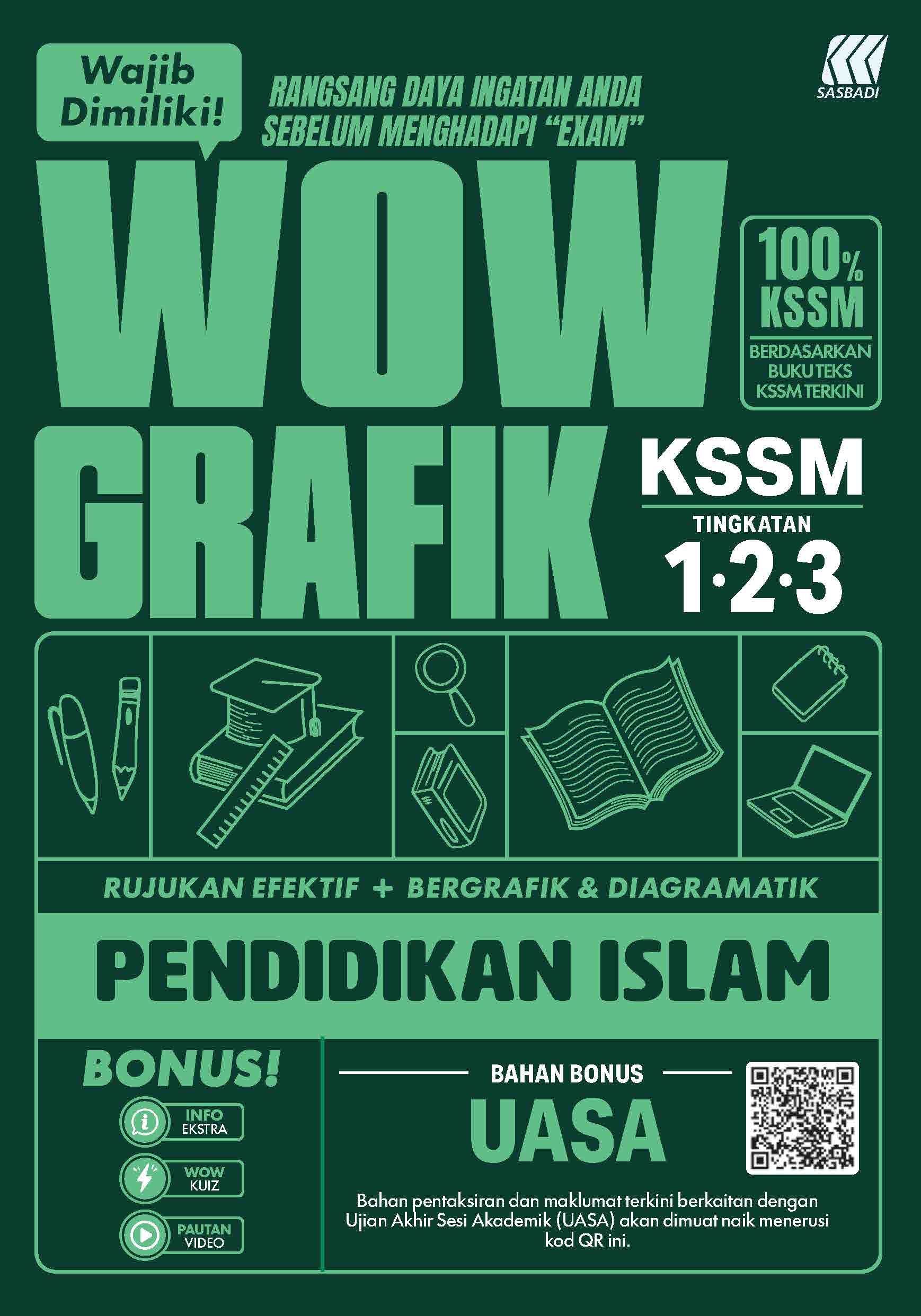 WOW Grafik KSSM Pendidikan Islam Ting. 1,2,3 Cover