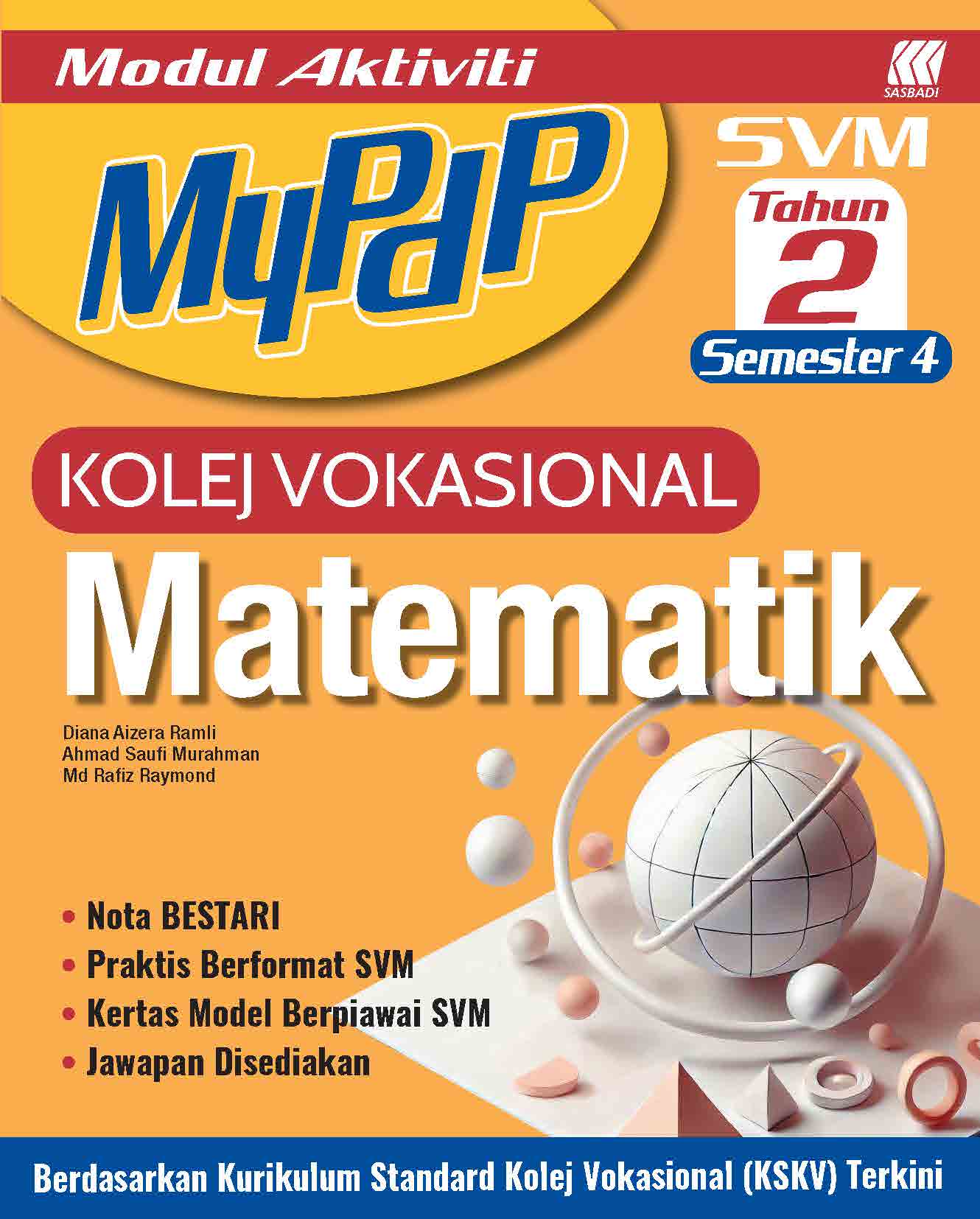 Modul Aktiviti MyPdP Kolej Vokasional MatematikTahun 2 Sem 4 Cover