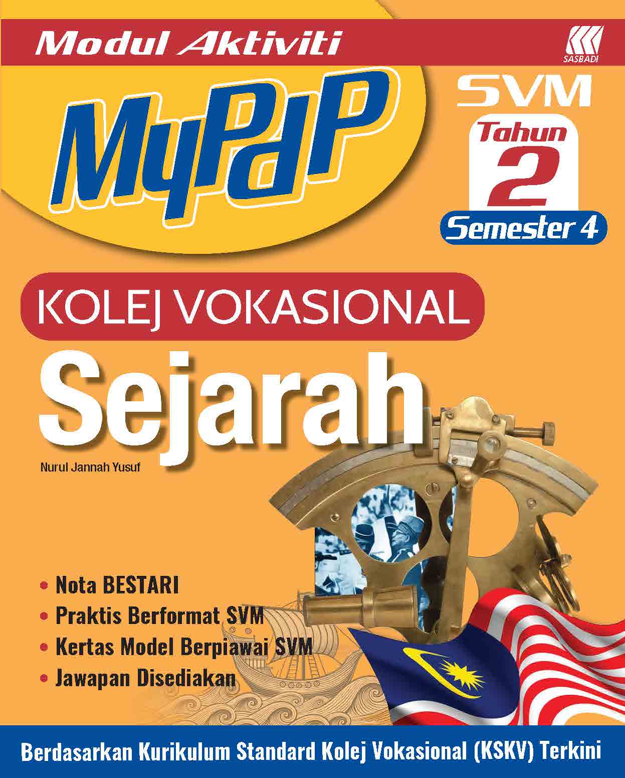 Modul Aktiviti MyPdP Kolej Vokasional Sejarah Tahun 2 Sem 4 Cover
