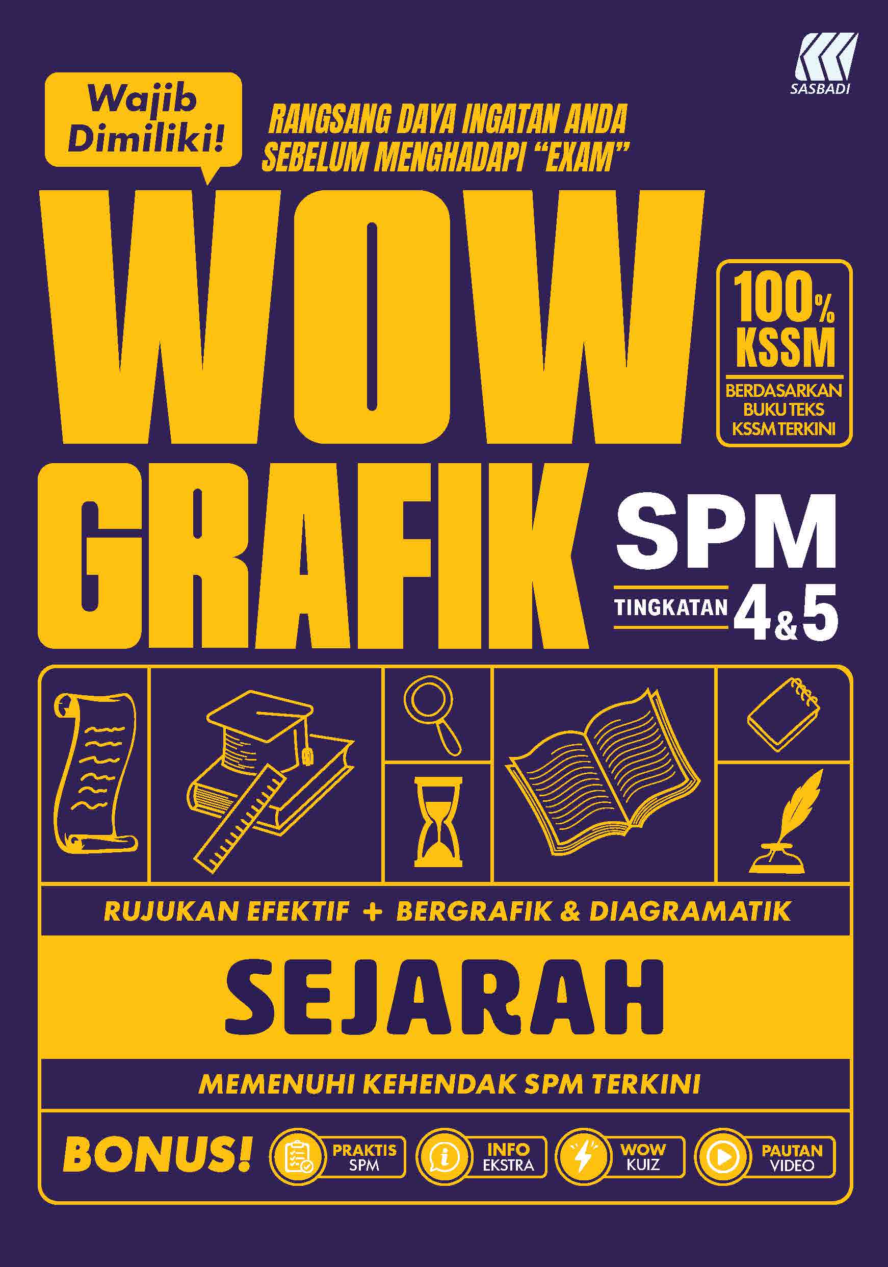 WOW Grafik SPM Sejarah Ting. 4 & 5 Cover